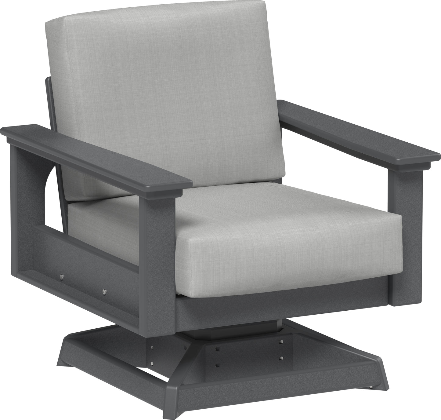 Lanai Deep Seating Swivel Rocker Slate / Spectrum Dove