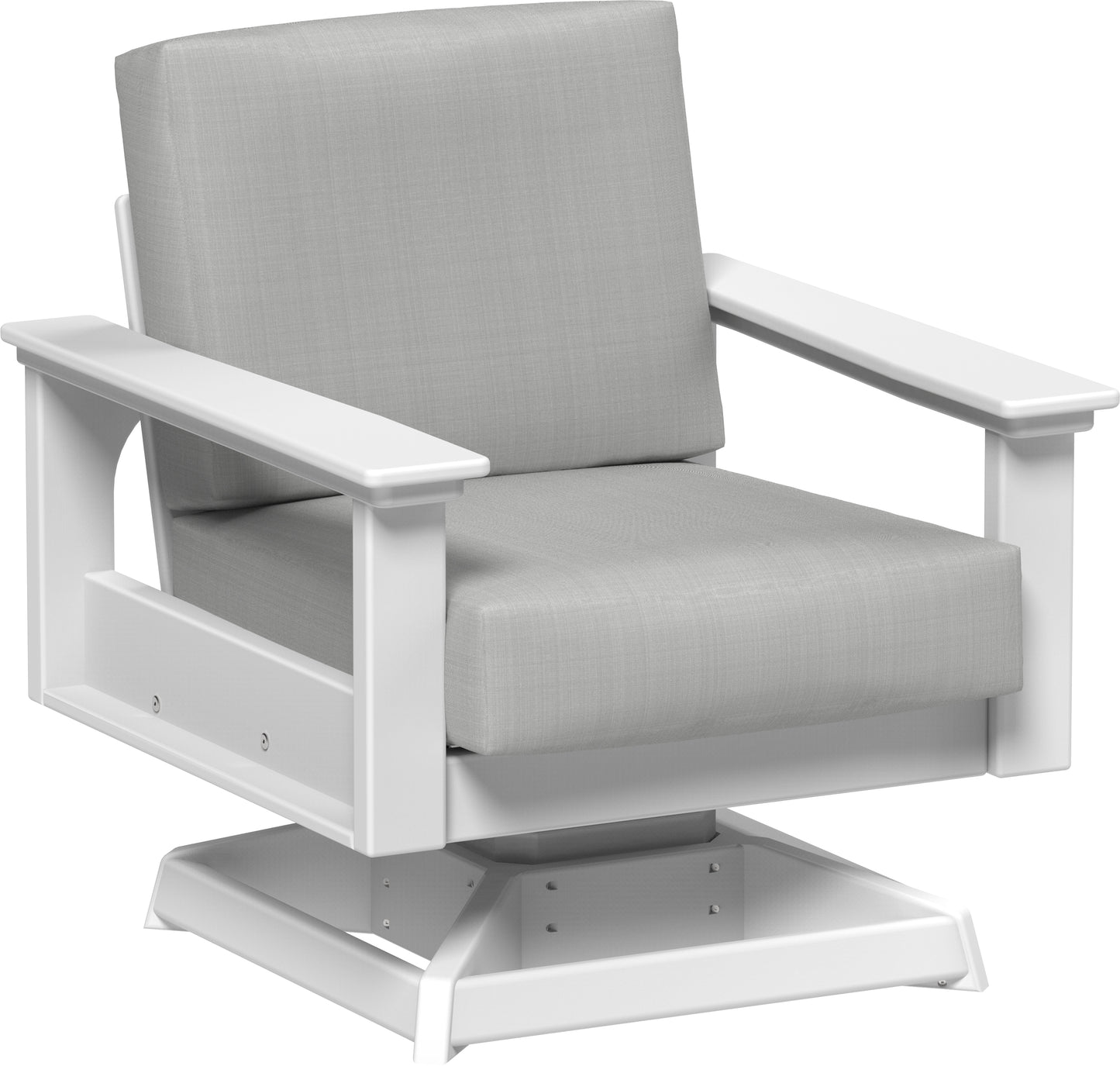 Lanai Deep Seating Swivel Rocker White / Spectrum Dove