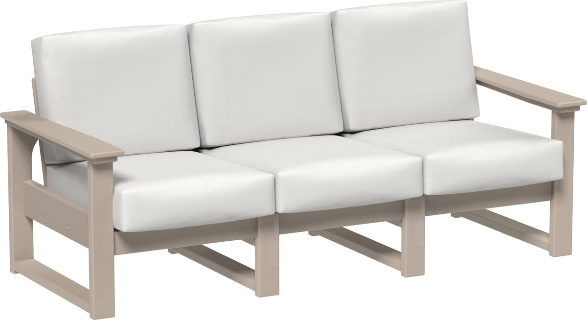 Lanai Deep Seating Sofa Weatherwood / Canvas