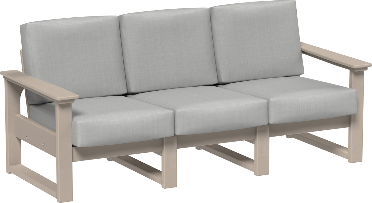 Lanai Deep Seating Sofa Weatherwood / Spectrum Dove