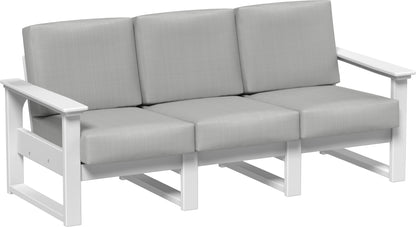 Lanai Deep Seating Sofa White / Spectrum Dove