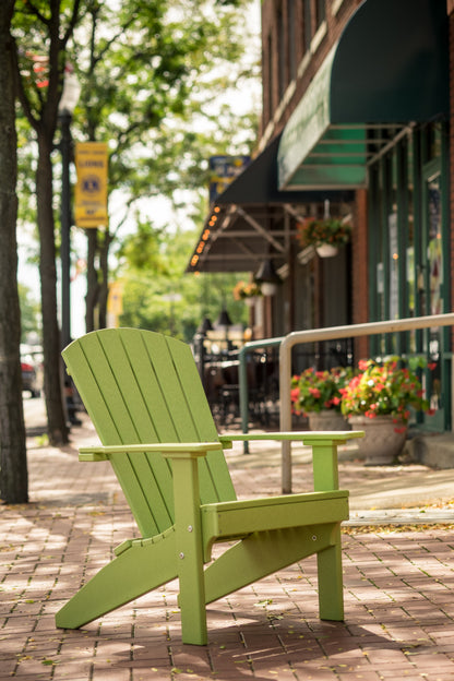 Lakeside Adirondack Chair Lime Green