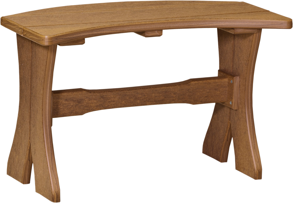28" Table Bench Antique Mahogany