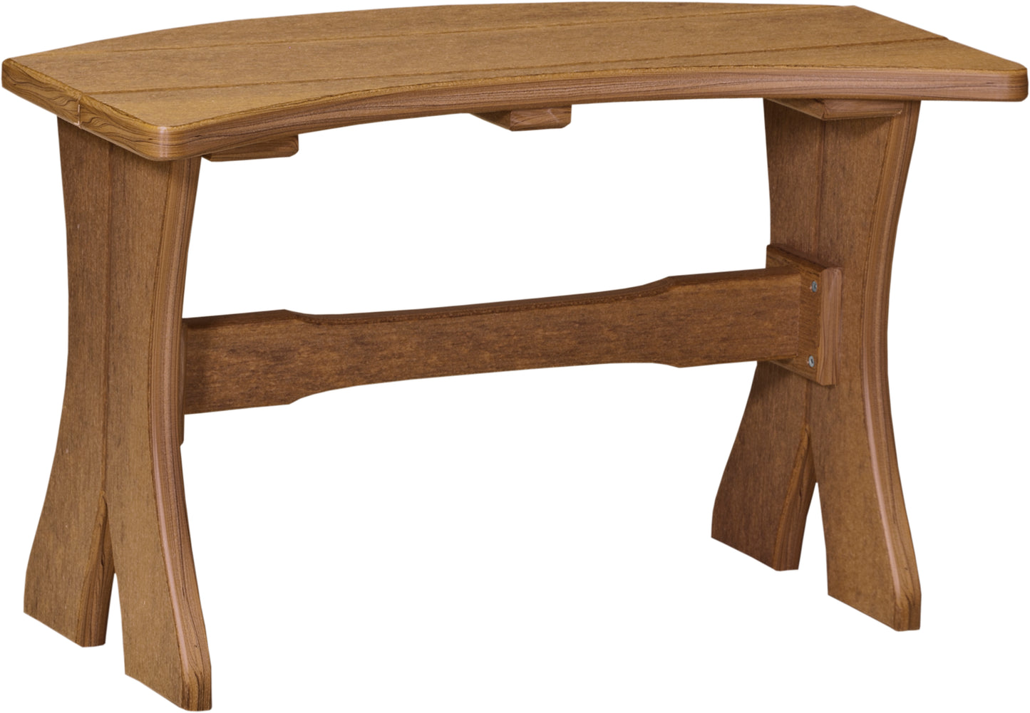 28" Table Bench Antique Mahogany