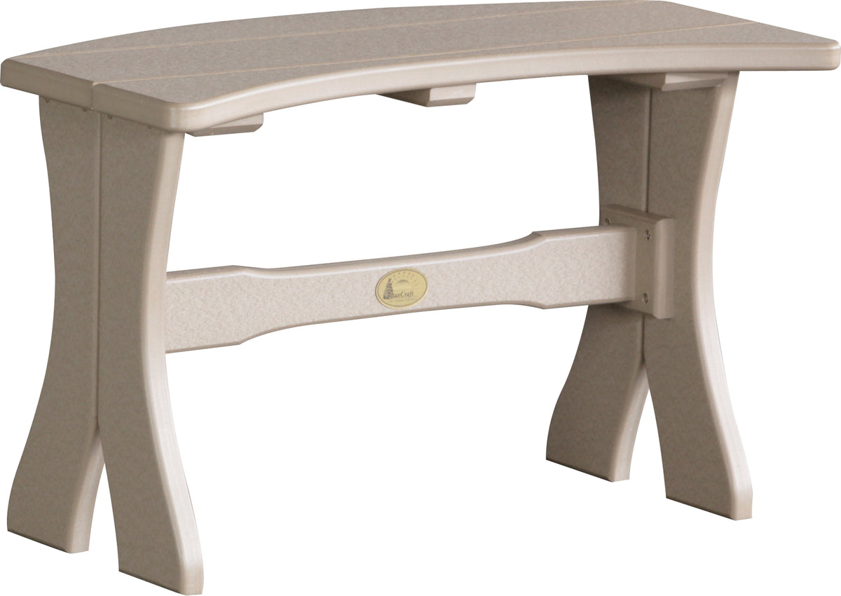 28" Table Bench Weatherwood