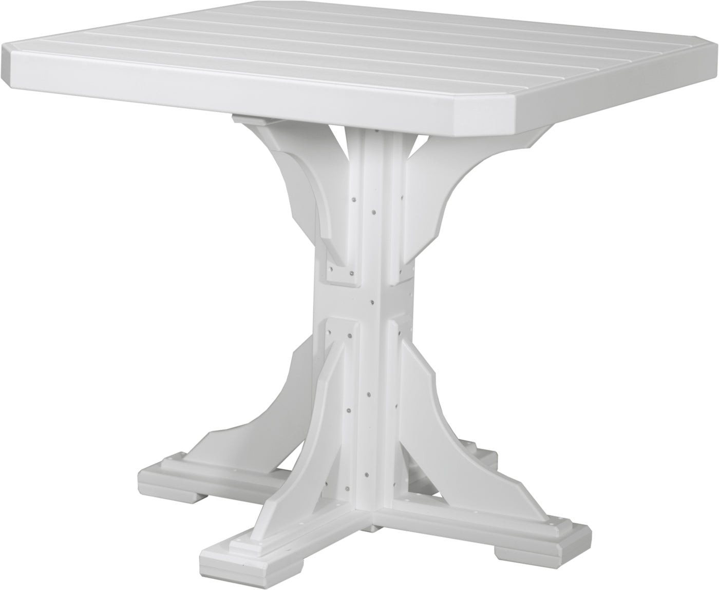 41" Square Table White / Counter Height