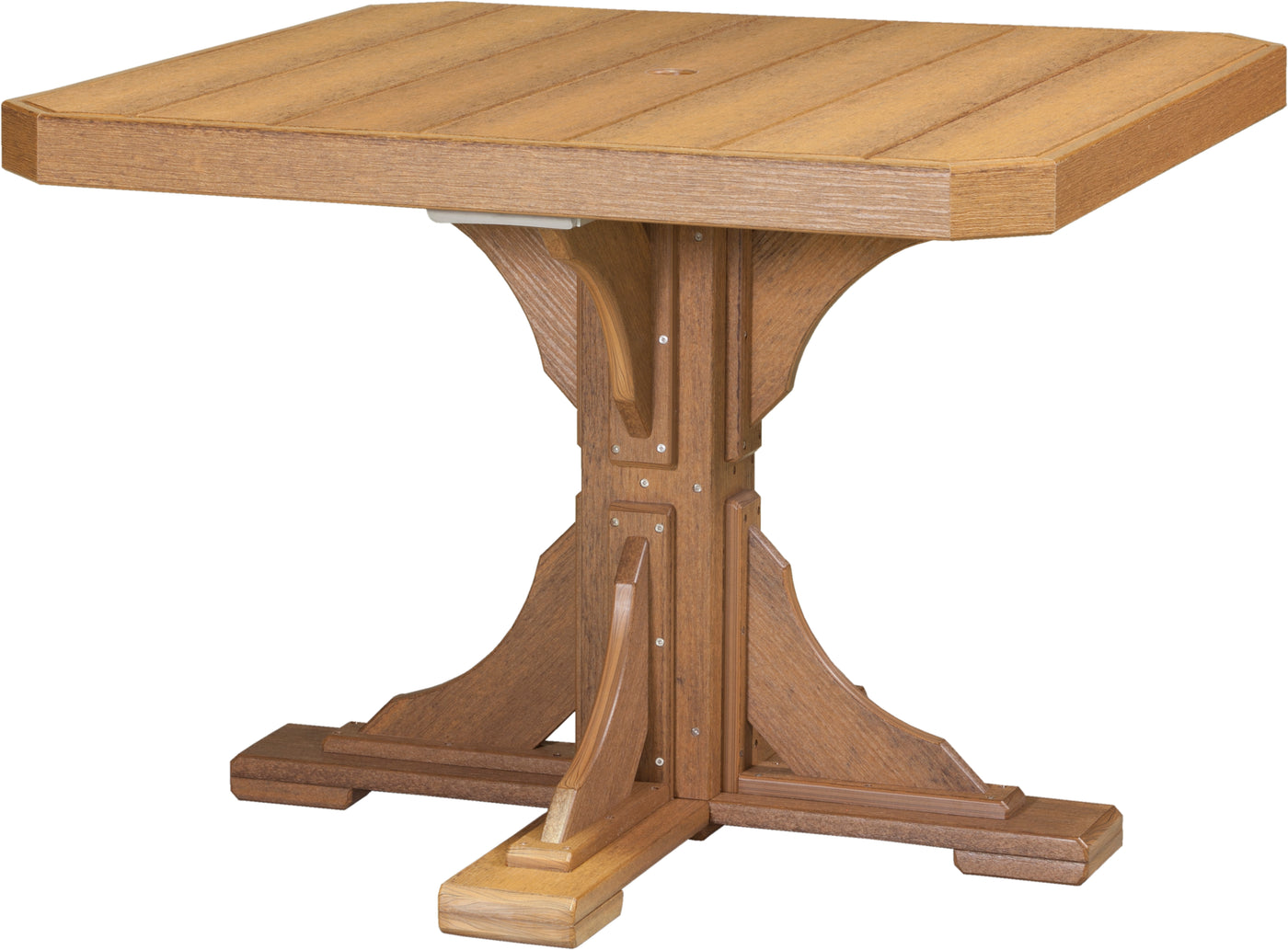 41" Square Table Antique Mahogany / Dining Height