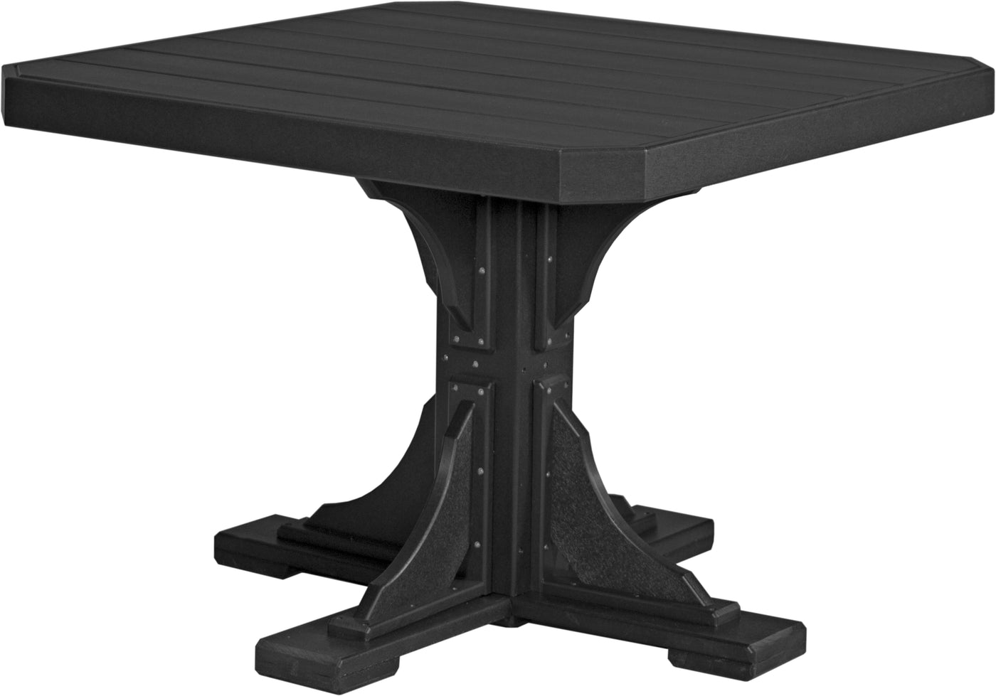 41" Square Table Black / Dining Height