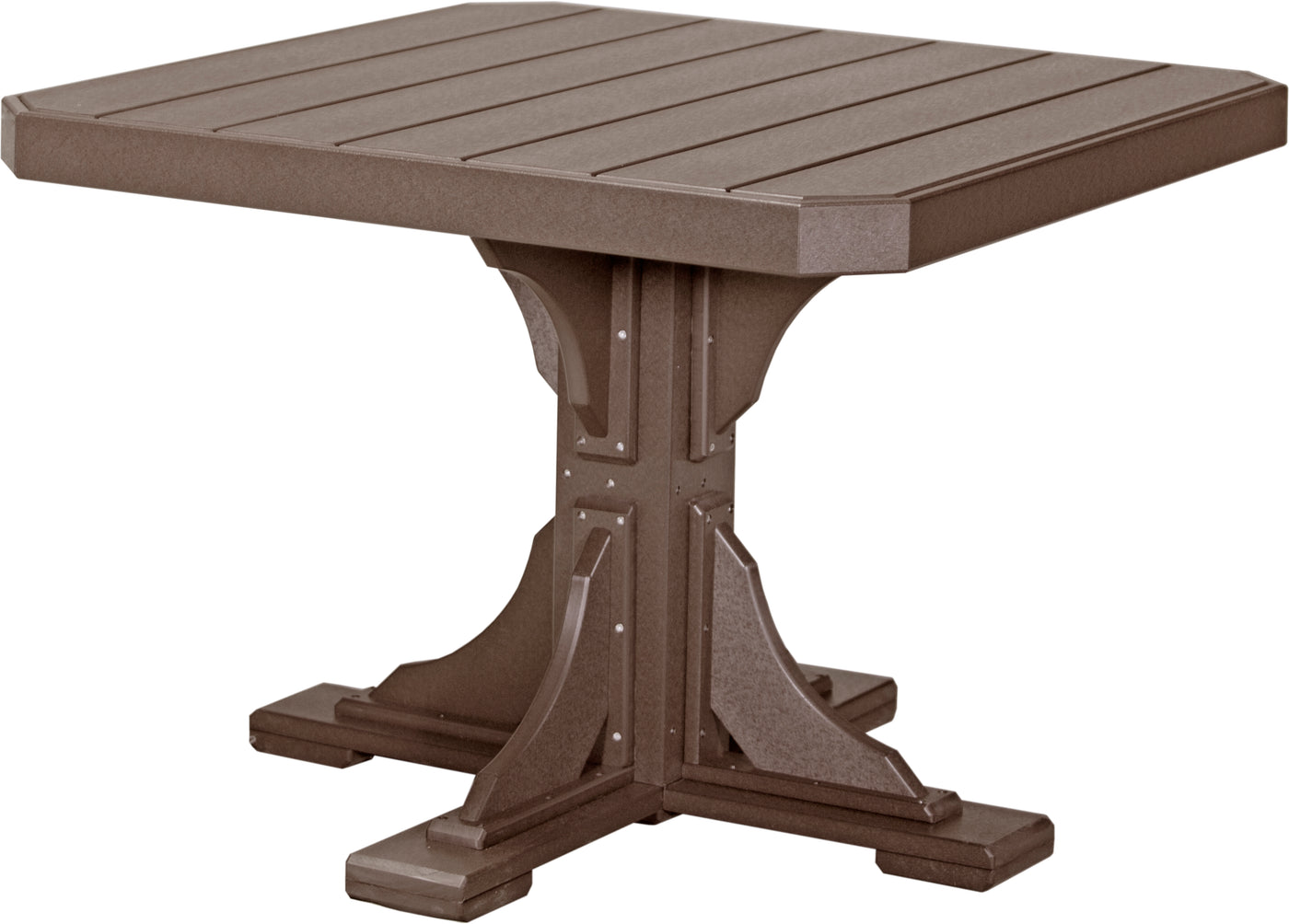 41" Square Table Chestnut Brown / Dining Height