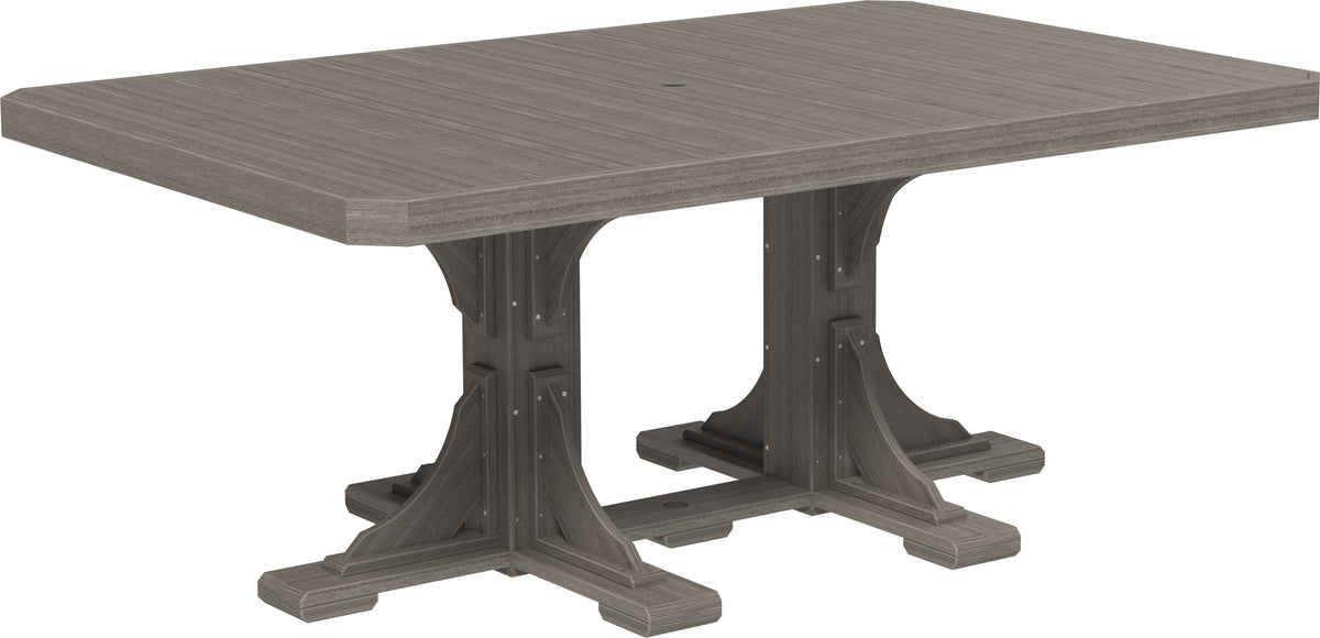 4' x 6' Rectangular Table Coastal Gray / Dining Height