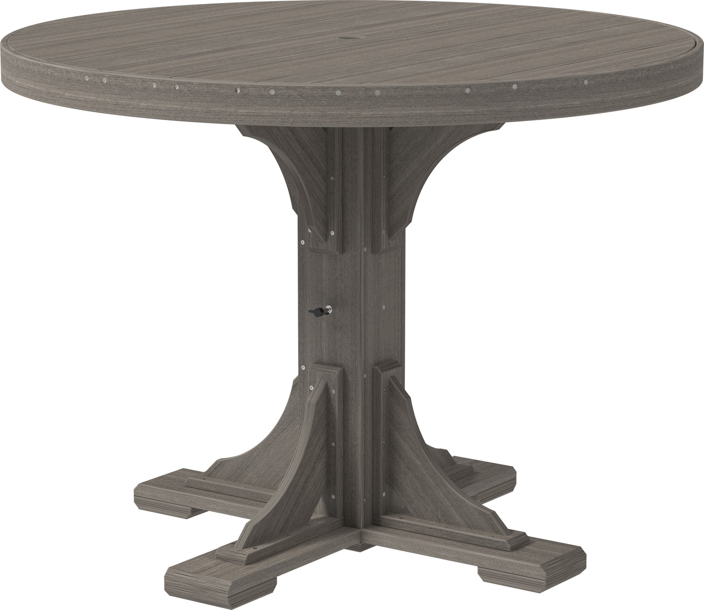 4' Round Table Coastal Gray / Counter Height
