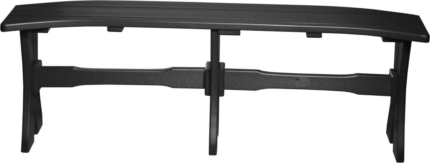 52" Table Bench Black