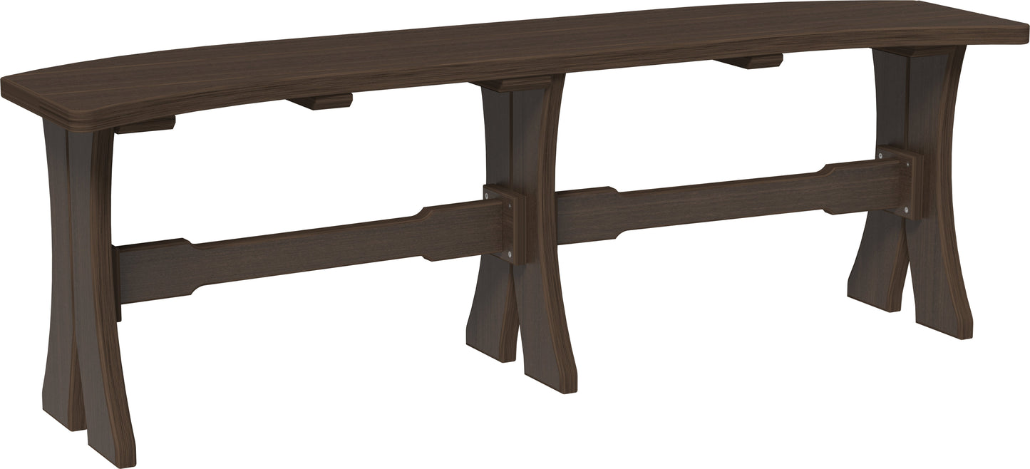 52" Table Bench Brazilian Walnut