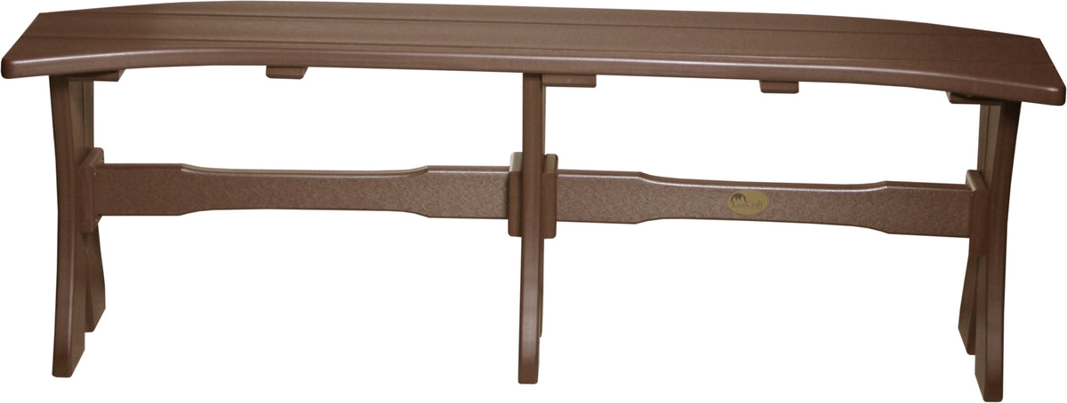 52" Table Bench Chestnut Brown