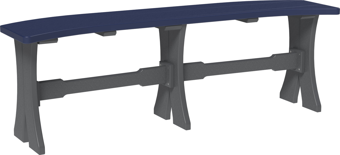52" Table Bench Patriot Blue & Slate