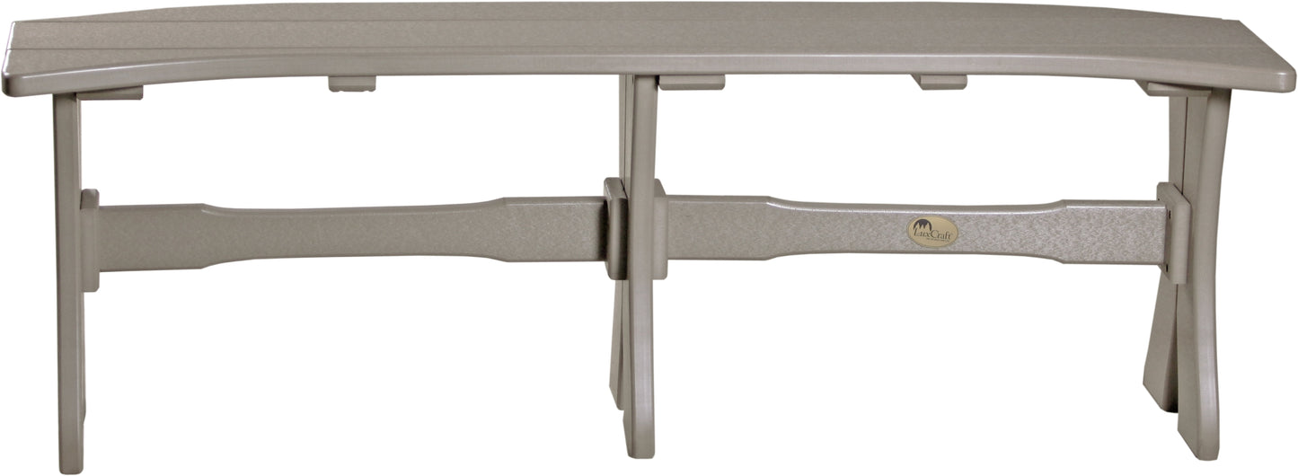 52" Table Bench Weatherwood