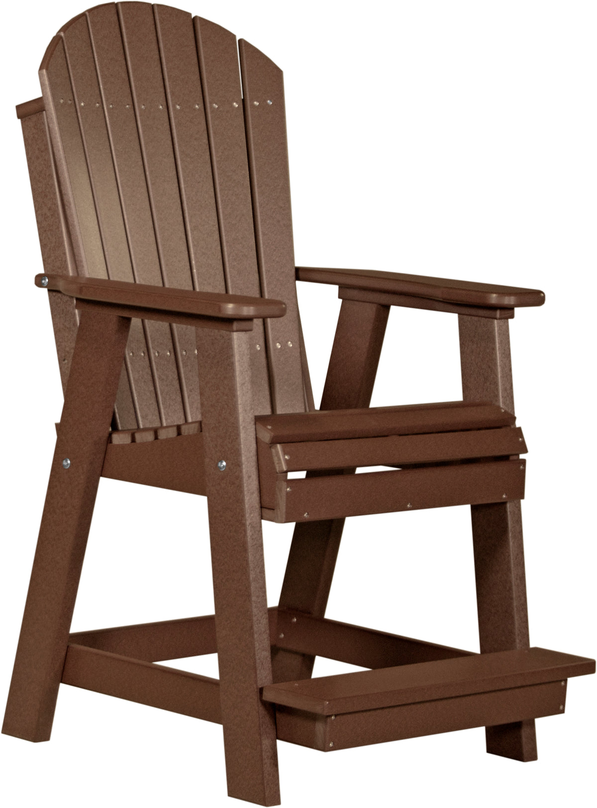 Adirondack Balcony Chair Chestnut Brown
