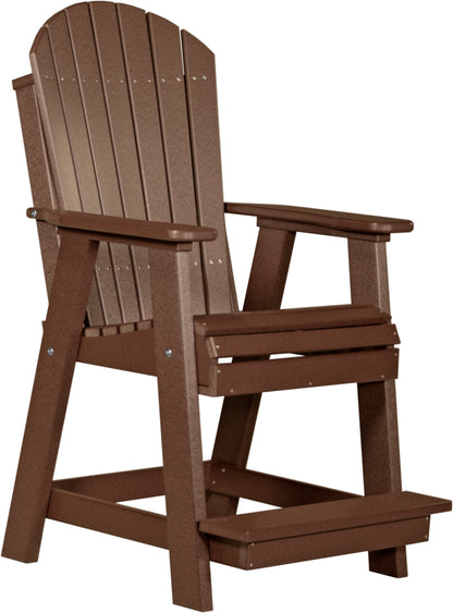 Adirondack Balcony Chair Chestnut Brown