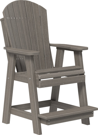 Adirondack Balcony Chair Coastal Gray