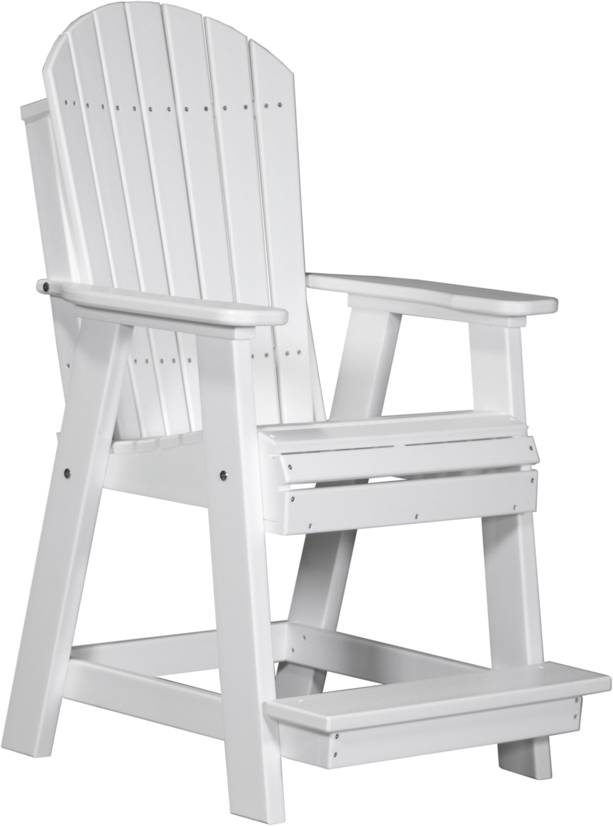 Adirondack Balcony Chair White