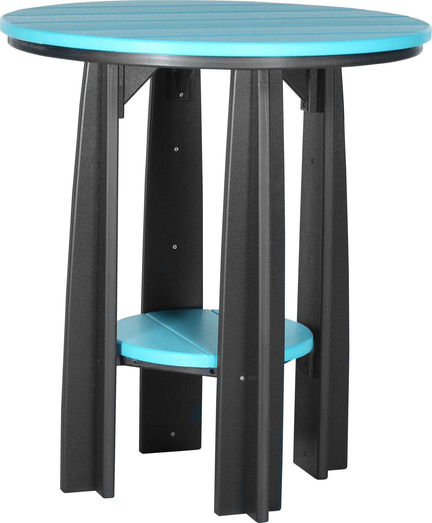Balcony Table Aruba Blue & Black