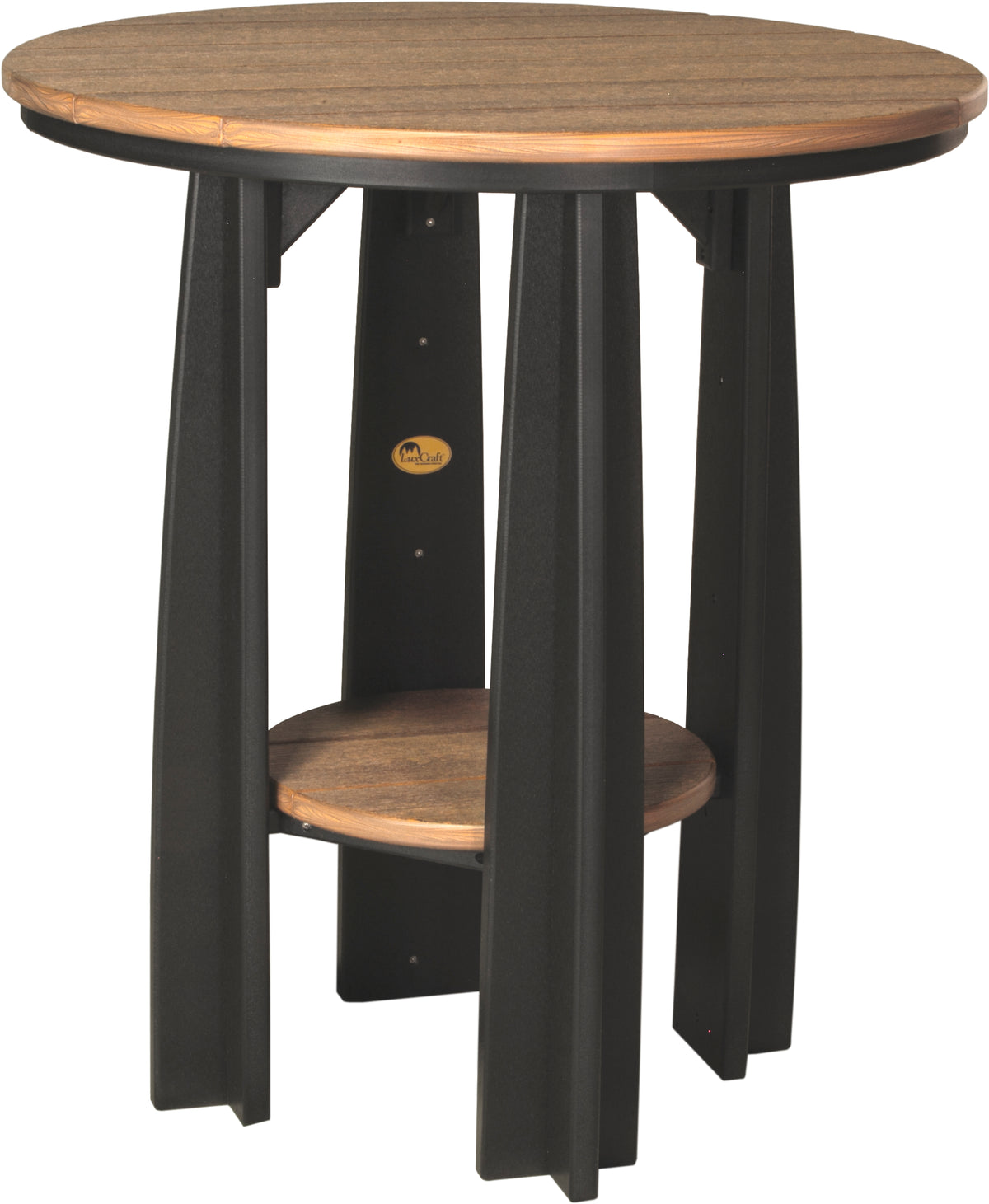 Balcony Table Antique Mahogany & Black