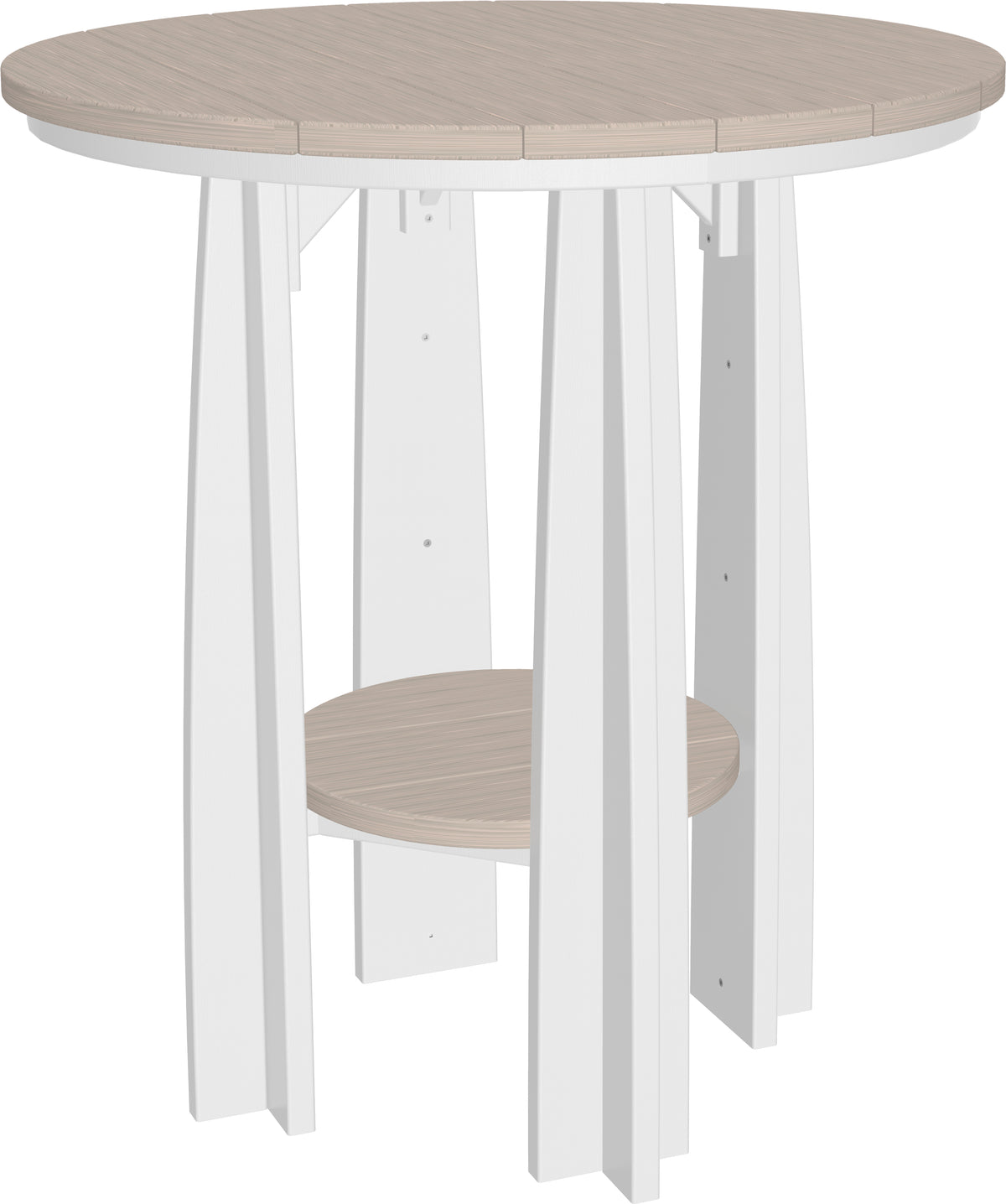 Balcony Table Birch & White