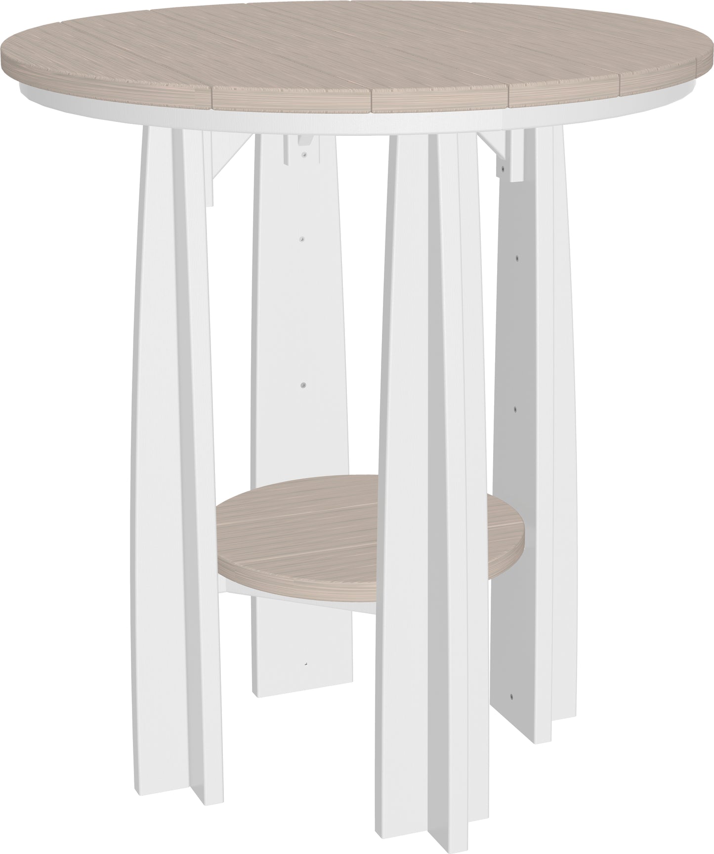 Balcony Table Birch & White