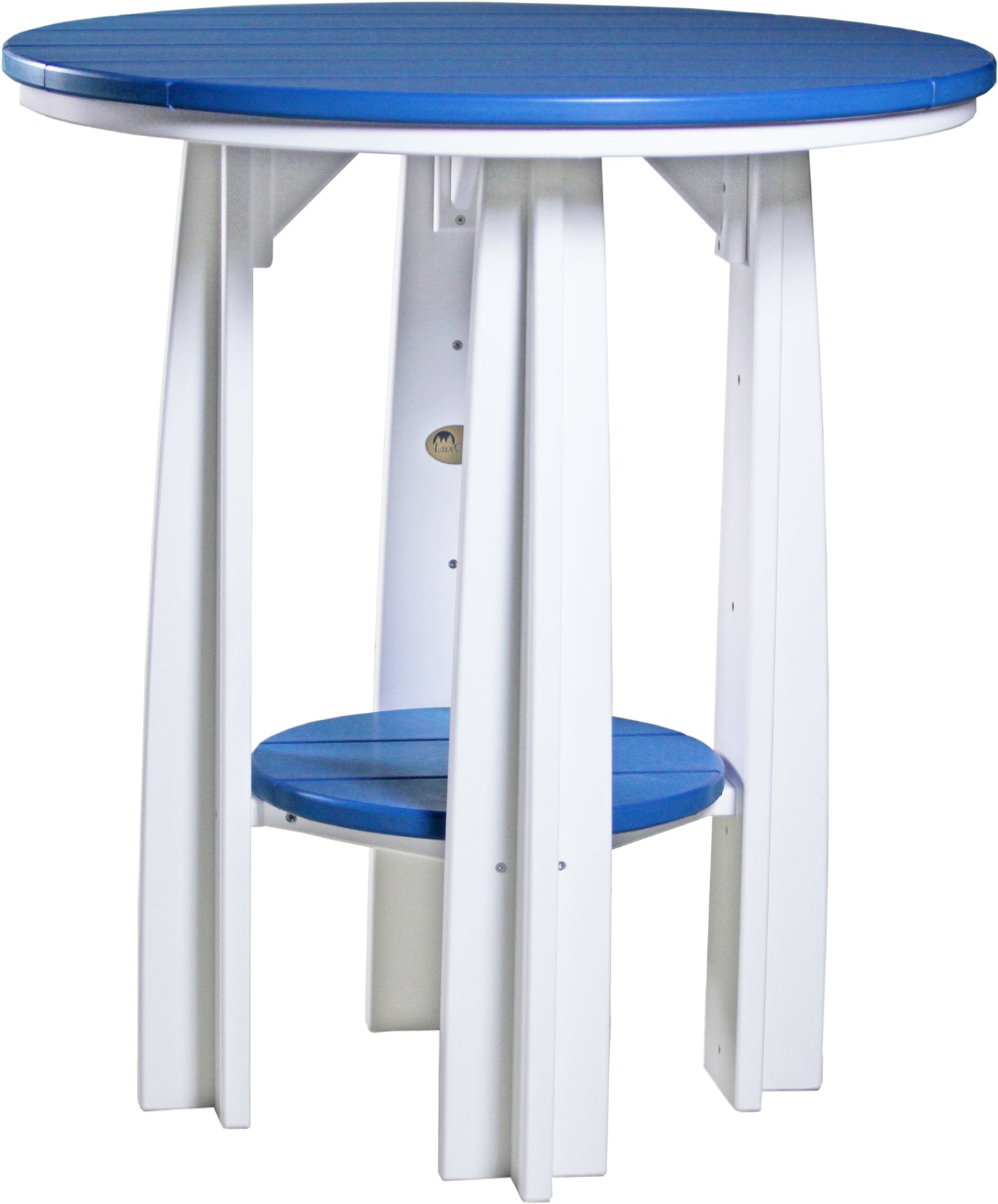 Balcony Table Blue & White