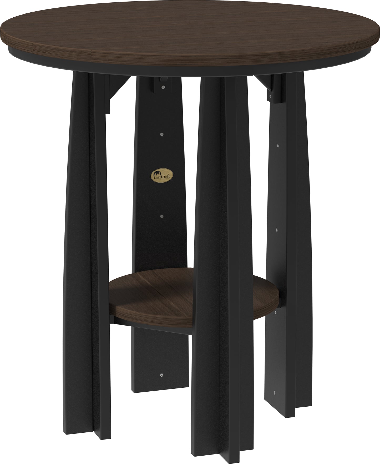 Balcony Table Brazilian Walnut & Black