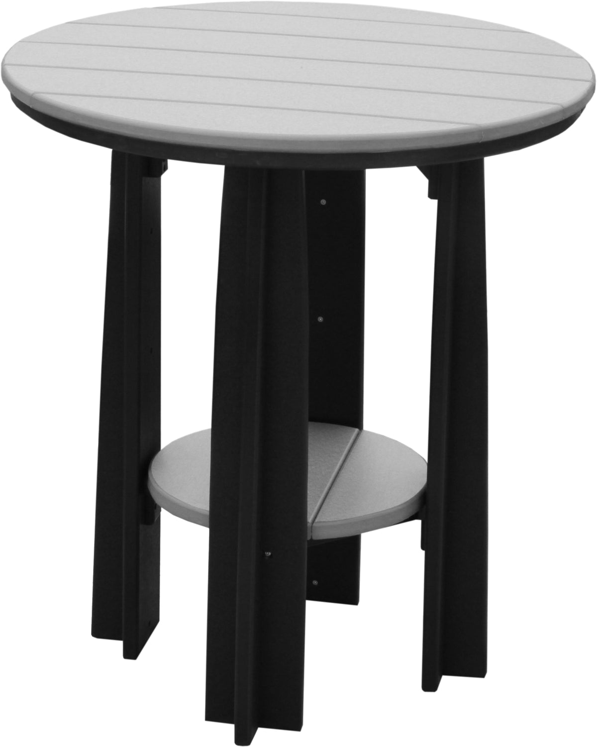Balcony Table Dove Gray & Black
