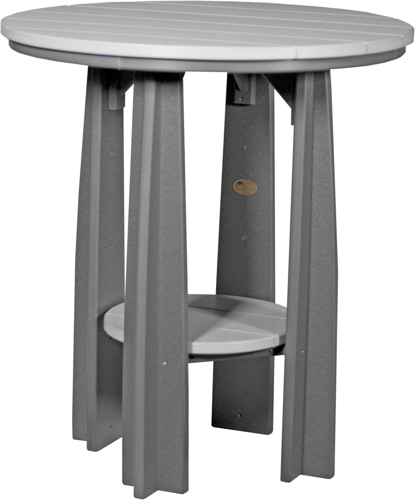 Balcony Table Dove Gray & Slate