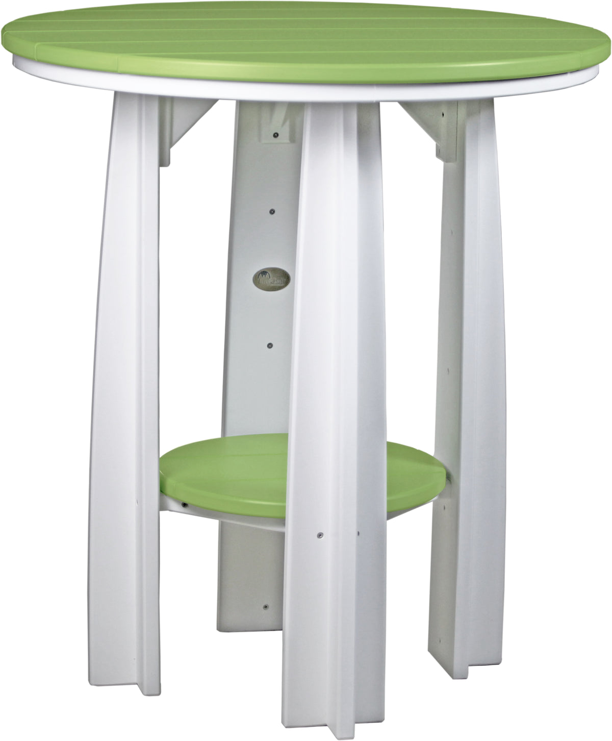 Balcony Table Lime Green & White