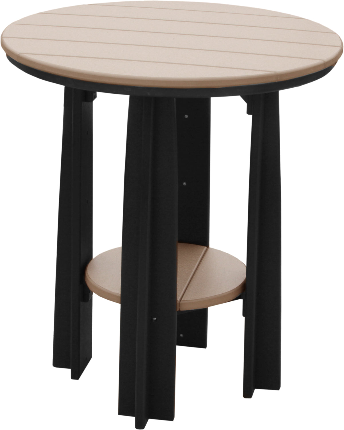 Balcony Table Weatherwood & Black