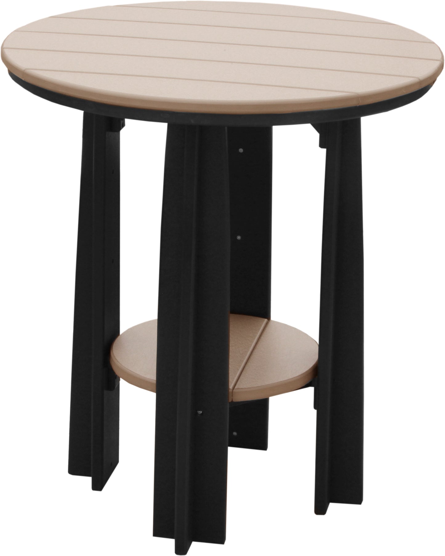 Balcony Table Weatherwood & Black