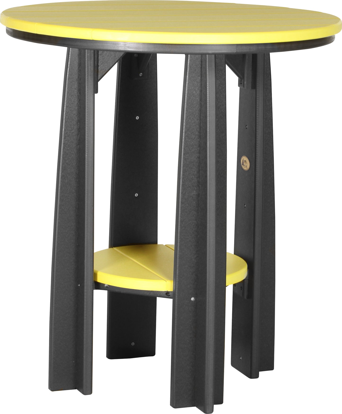 Balcony Table Yellow & Black