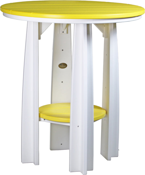 Balcony Table Yellow & White