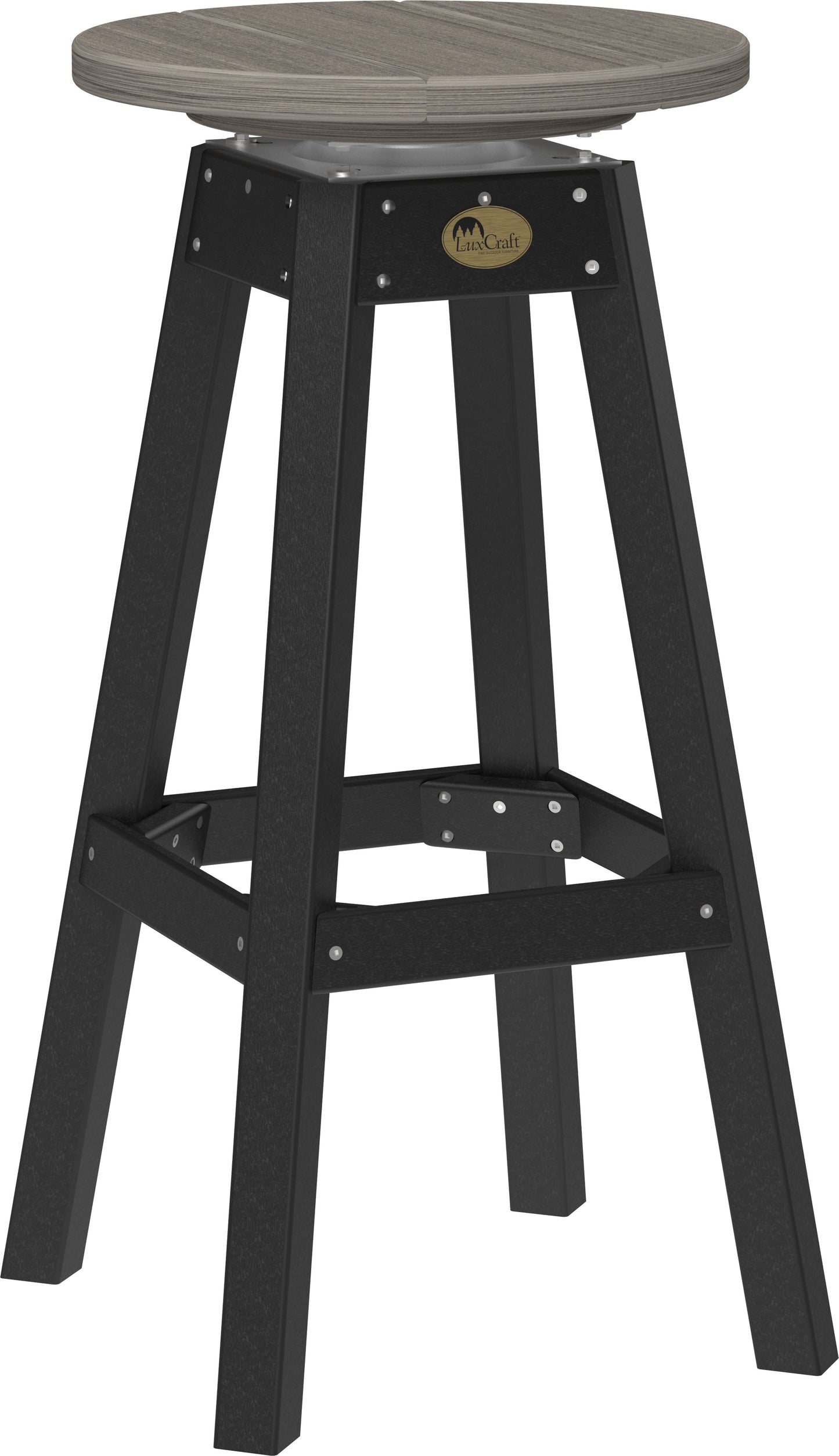 Bar Stool Coastal Gray & Black