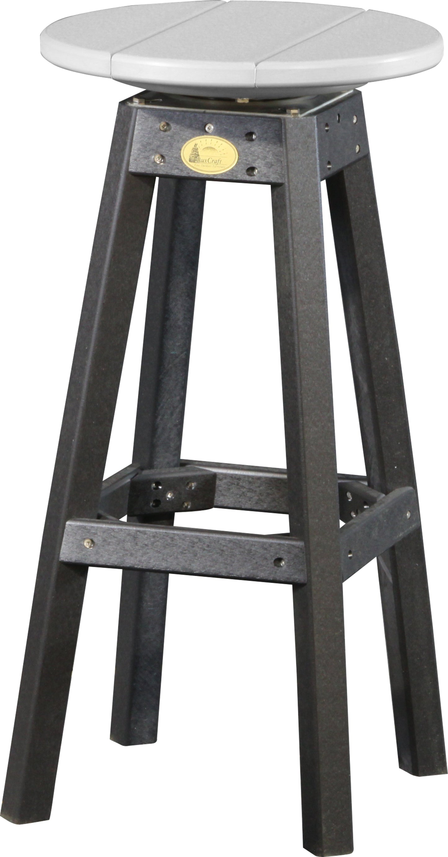 Bar Stool Dove Gray & Black