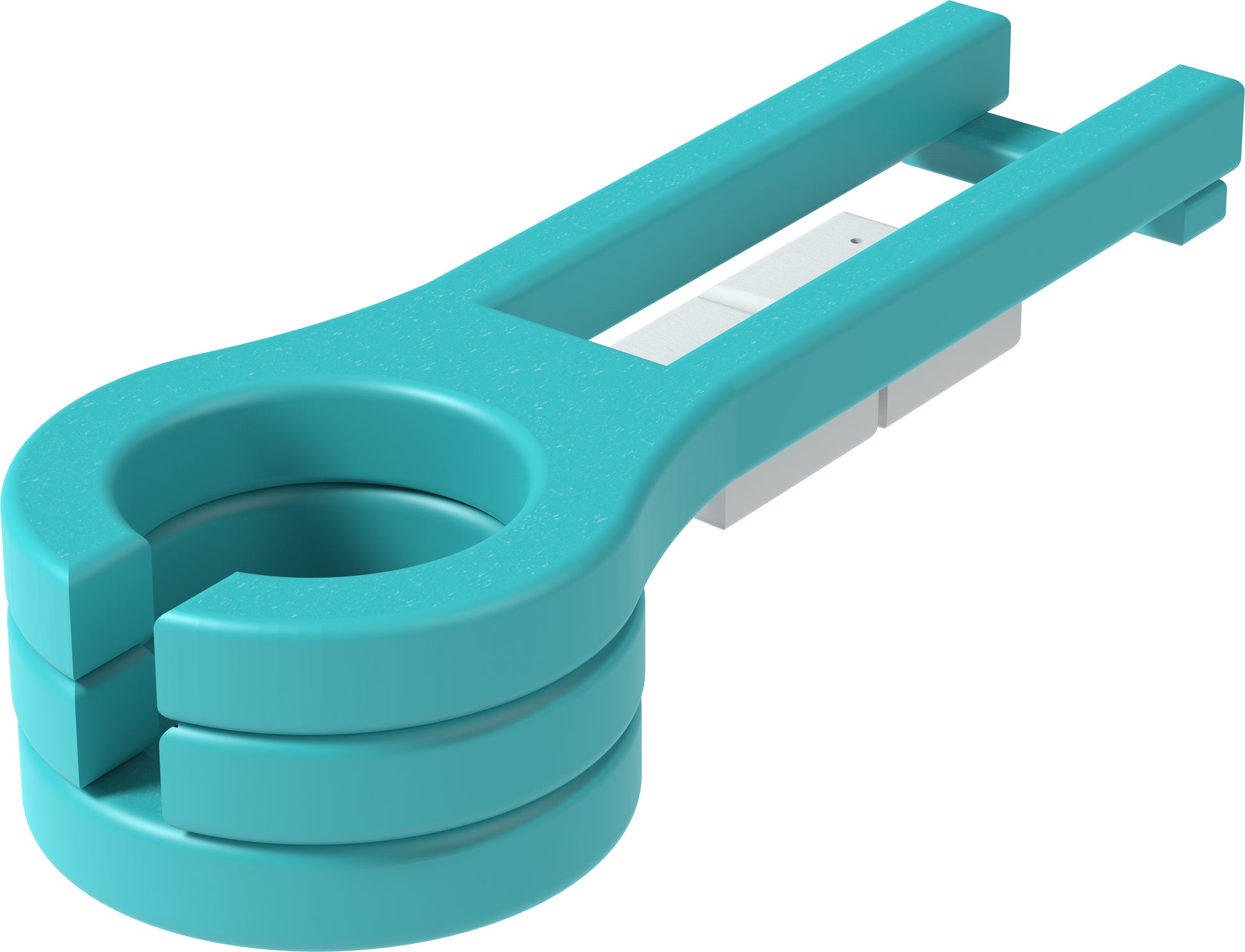 Slide-Out Cup Holder (Aruba Blue & White) Slide-Out