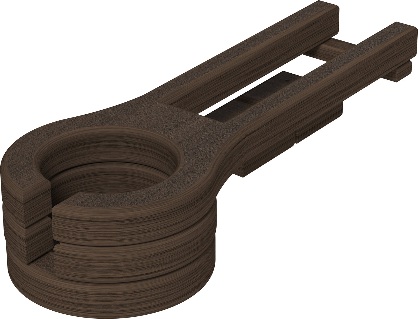 Slide-Out Cup Holder (Brazilian Walnut) Slide-Out