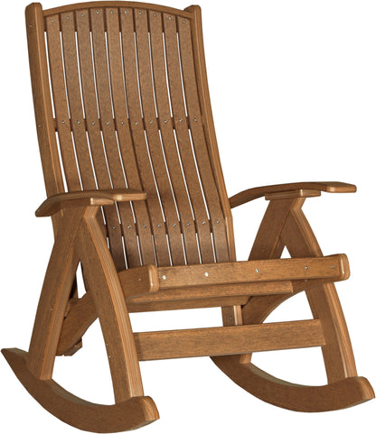 Poly Comfort Rocker Antique Mahogany