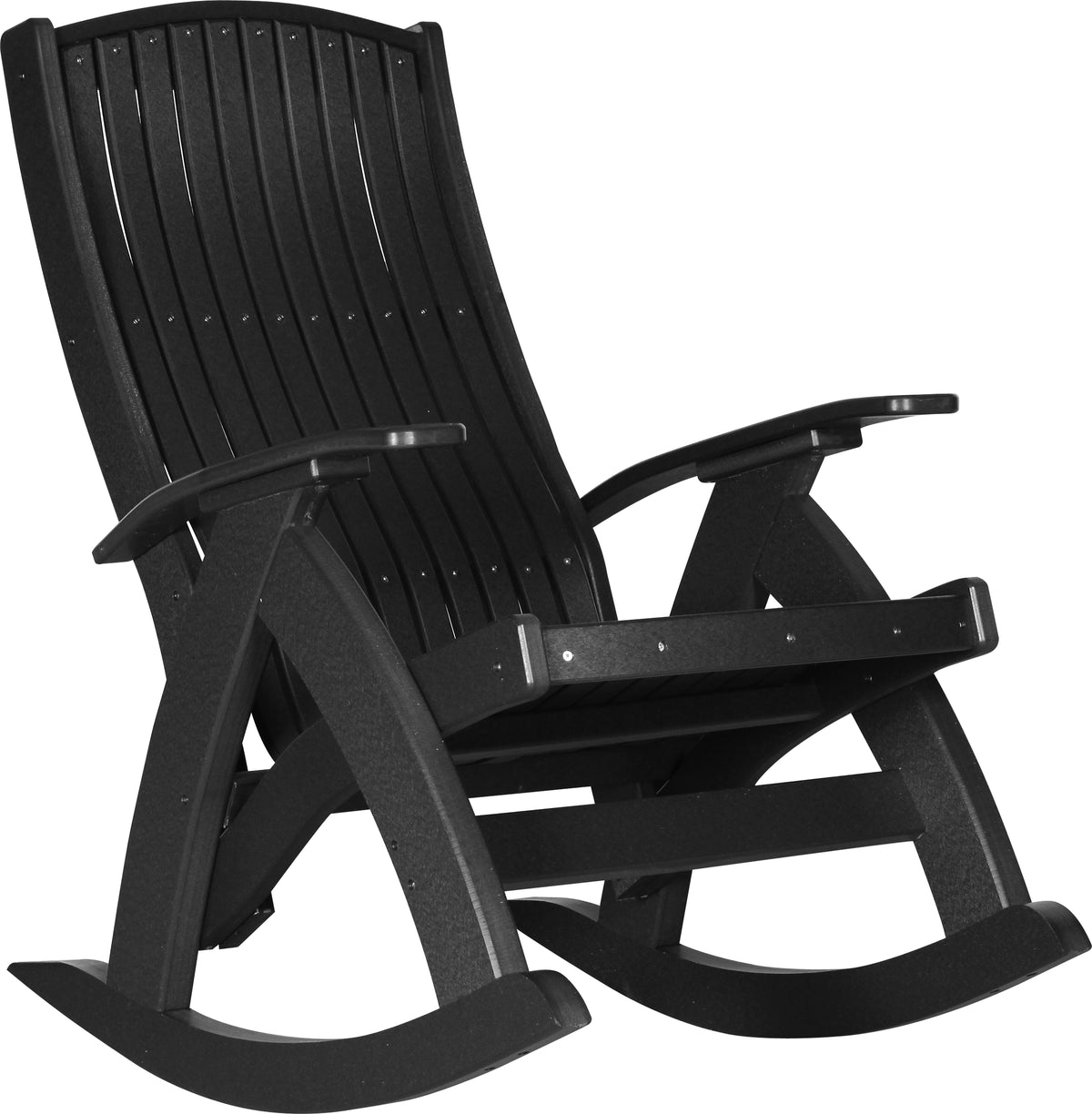 Poly Comfort Rocker Black