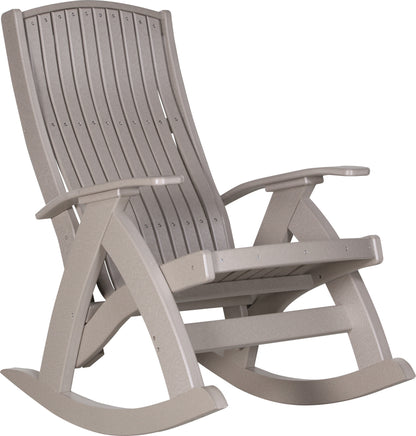 Poly Comfort Rocker Weatherwood