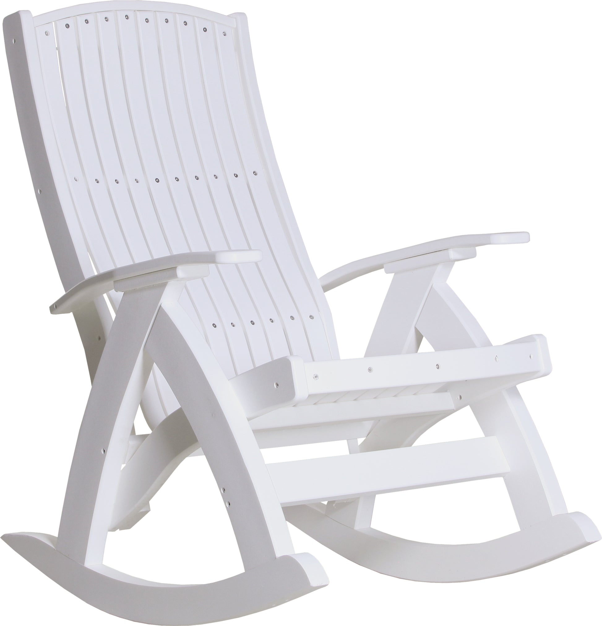 Poly Comfort Rocker White