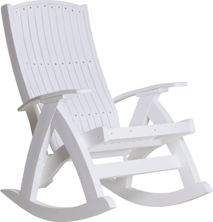 Poly Comfort Rocker White
