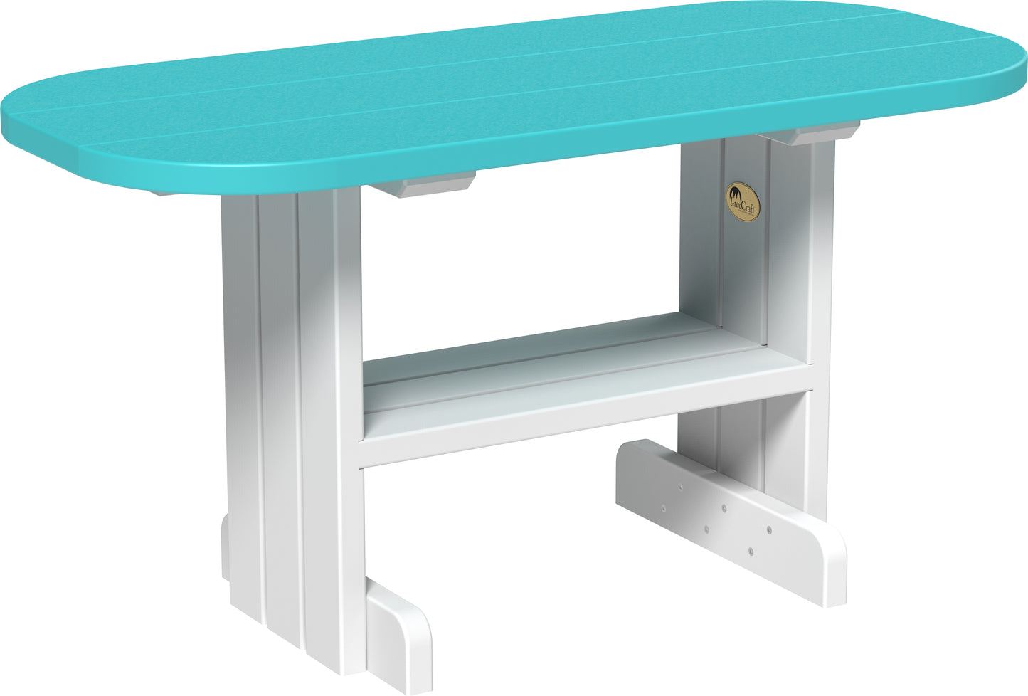 Coffee Table Aruba Blue & White