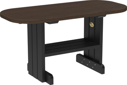 Coffee Table Brazilian Walnut & Black