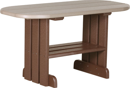 Coffee Table Weatherwood & Chestnut Brown