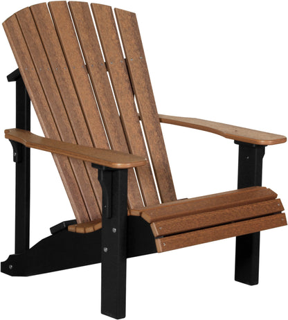 Deluxe Adirondack Chair Antique Mahogany & Black